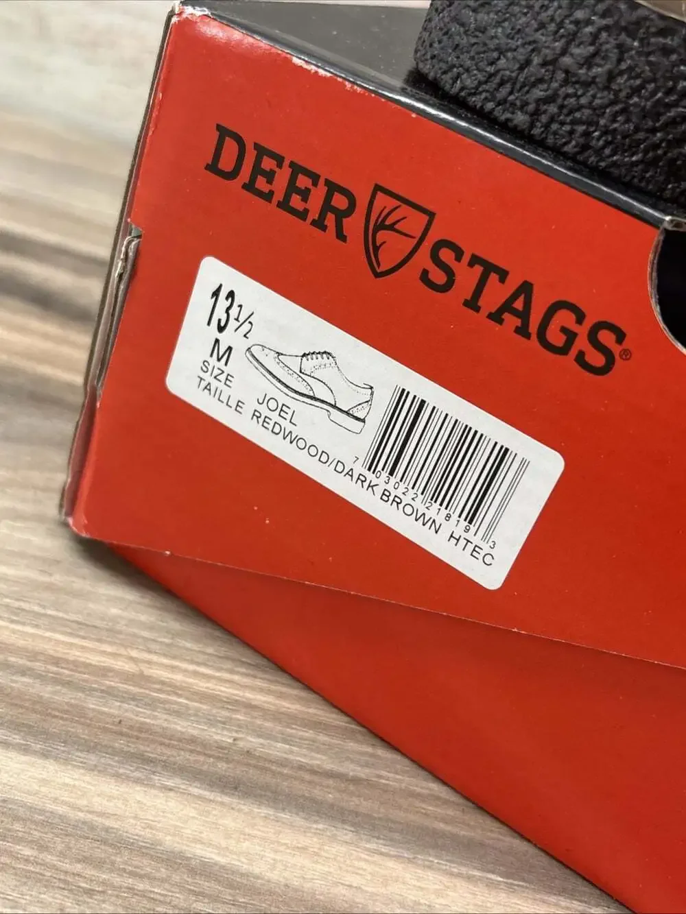 Deer Stags Little/Big Boys Ace Dress Wing-Tip Comfort Oxford Shoes Size: 13.5